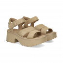 Sandalia Plataforma Velcro ante Beige  UGG