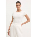 New Kiara Ss T-shirt Salt White  GUESS