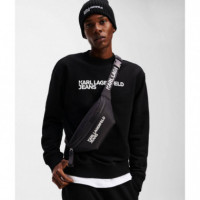 Klj Essential Nlon Bumbag Black  KARL LAGERFELD