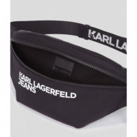Klj Essential Nlon Bumbag Black  KARL LAGERFELD