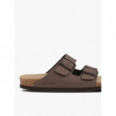 Calzado Sandalia GENUINS Hawaii Vegan Dark Brown