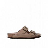 Calzado Sandalia GENUINS Hawaii Velour Taupe