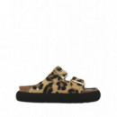 Calzado Sandalias GENUINS Honolulu Vegan Leopard