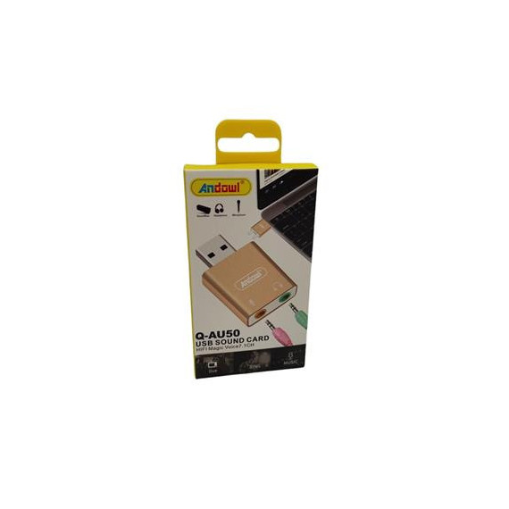 ANDOWL Tarjeta Sonido por USB Q-AU50