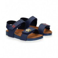 Estrella Amarillo 2 Velcros Azul  GARVALIN