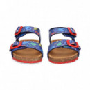 Sandalia Dinosaurios Azul  GARVALIN