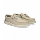 Wallabee Textil Beige  HEY DUDE
