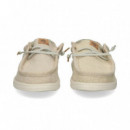 Wallabee Textil Beige  HEY DUDE