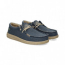 Deportivo Wallabee Tejido Marino  HEY DUDE