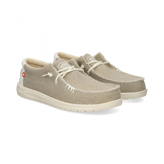 Talon Blanco Wallabee Beige  HEY DUDE