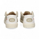 Talon Blanco Wallabee Beige  HEY DUDE