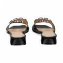 Pala Cuadro Strass Charol Negro  ALBANO