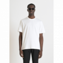 Camiseta ANTONY MORATO Embroidered Logo Blanca