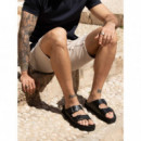 Calzado Sandalia GENUINS Hawaii Alpaca Black