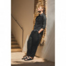 Calzado Sandalia GENUINS Hawaii Alpaca Black