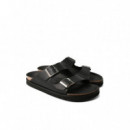 Calzado Sandalia GENUINS Hawaii Alpaca Black