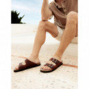 Calzado Sandalias GENUINS Hawaii Piel Engrasada Habana