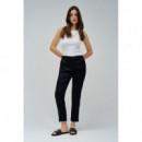 SALSA JEANS Pantalones Mujer Pantalones Chinos Salsa de Lino Negros