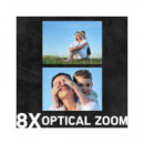 AGFAPHOTO Camara de Fotos Digital DC8200 Rojo 18MP, Full HD con Tarjeta 16GB