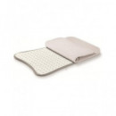 BEURER Almohadilla Electrica de Calor HKM400 Funda Microfibra de Felpa 47 X 34CM 100W Blanca