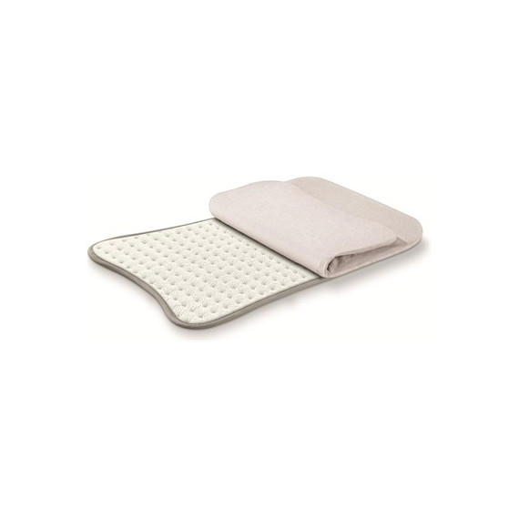 BEURER Almohadilla Electrica de Calor HKM400 Funda Microfibra de Felpa 47 X 34CM 100W Blanca