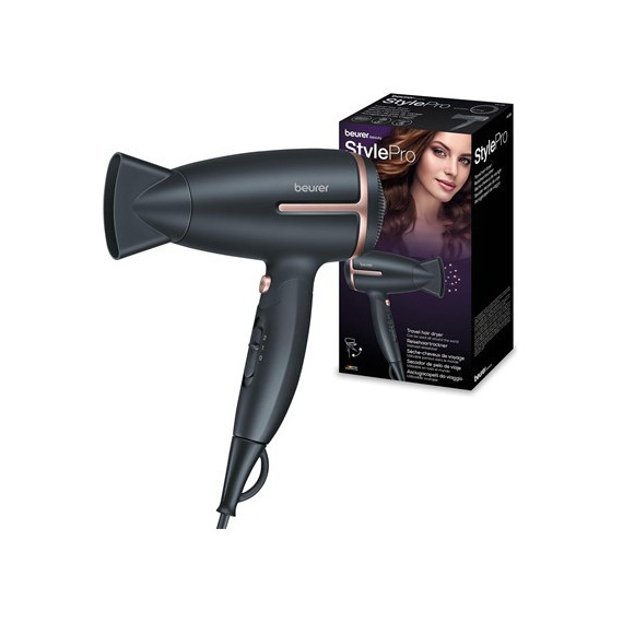 BEURER Secador de Pelo de Viaje Style Pro Hc 25 1600W 100-120/220-240V Plegable