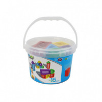 Bloques Color Visión Infantil Bote 15 Piezas  GAME MOVIL