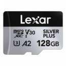 LEXAR Micro Sdxc Silver Plus UHS-1, 128GB V30 R205/W150MB/S