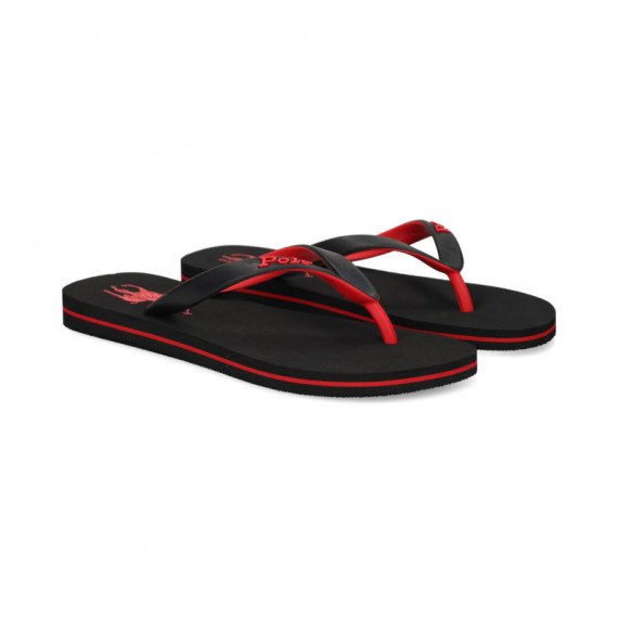 Flip Flop Rojo+negro  POLO RALPH LAUREN