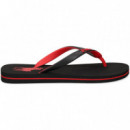 Flip Flop Rojo+negro  POLO RALPH LAUREN