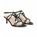 Sandalia Gilda  Charol Negro  ALBANO