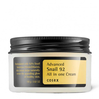 Advanced Snail 92 All In One Cream Crema Hidritante con Mucina de Caracol  COSRX