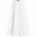 KARL LAGERFELD - Poplin Skirt - 100 - A2W12005/100
