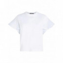 KARL LAGERFELD - Fabric Mix T Shirt - 100 - A2W17063/100