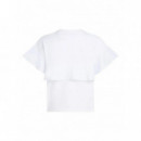 KARL LAGERFELD - Fabric Mix T Shirt - 100 - A2W17063/100
