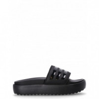 ADIDAS ORIGINALS - Adilette Platform - Cblack Cblack Cblack - HQ6179/CBLACK Cblack Cblack