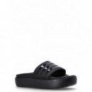 ADIDAS ORIGINALS - Adilette Platform - Cblack Cblack Cblack - HQ6179/CBLACK Cblack Cblack