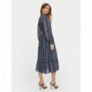 Vestidos Smock Btn Dwn Shirt Dress Azul  MICHAEL KORS