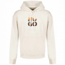 Sudadera HUGO Diridood Crema