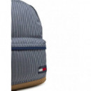 Tjm Ess Daily Stripe Backpack Hickory St  TOMMY HILFIGER