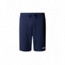 Bermudas Pantalón Corto THE NORTH FACE Standard Summit Navy