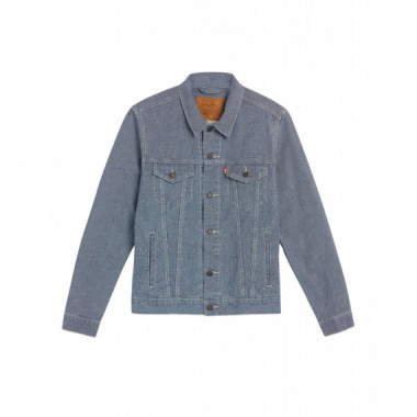 Chaquetas Hombre Chaqueta Levi's® Trucker Coordinate Check Azul  LEVI'S
