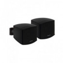FONESTAR Pareja de Altavoces Baja Impedancia 25WMAX,12WRMS CUBE-62 Negro