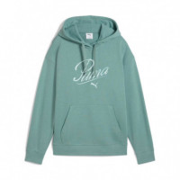Sudadera con Capucha Ess Script Comfort  PUMA