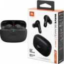 Auriculares BLUETOOTH JBL Wave BEAM2 Cancelación de Ruido Negro