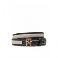 Cinturones Th Logo 2.5 Canvas  TOMMY HILFIGER