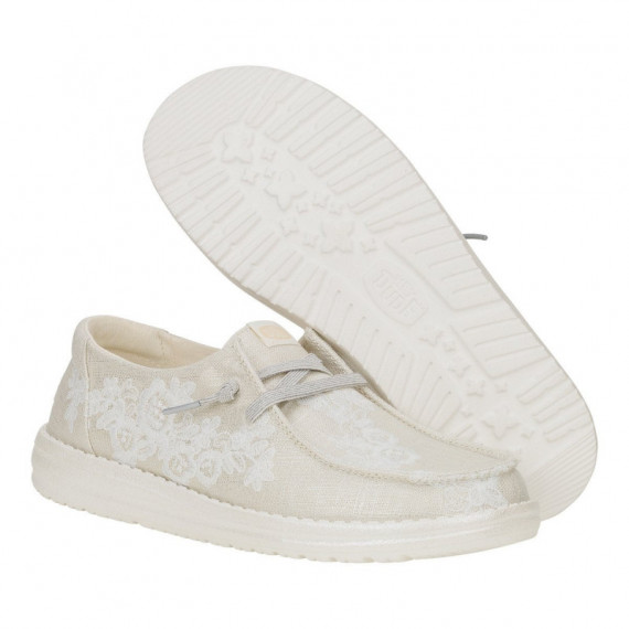 Mocasines Wendy Floral Lace  DUDE