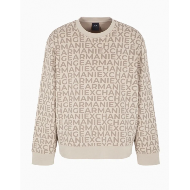 Sudadera Armani Exchange Marrón Logo PB