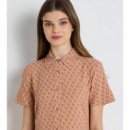 Viscose Button Down A-line Dress Monogra  CALVIN KLEIN