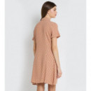 Viscose Button Down A-line Dress Monogra  CALVIN KLEIN
